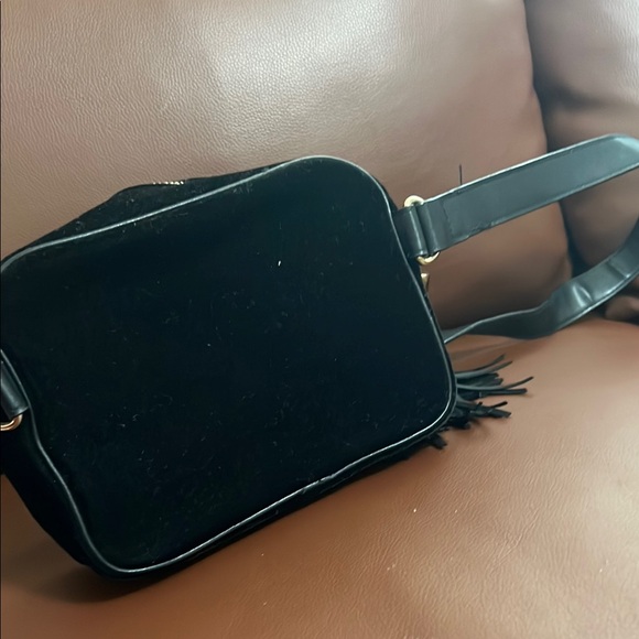 Victoria's Secret Black Quilted velvet Crossbody or belt bag - Picture 7 of 10